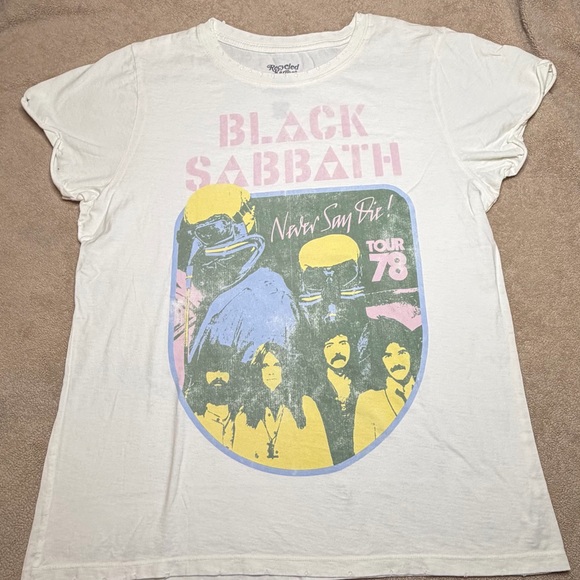 Recycled karma Black Sabbath tee shirt new no tags - Picture 7 of 9